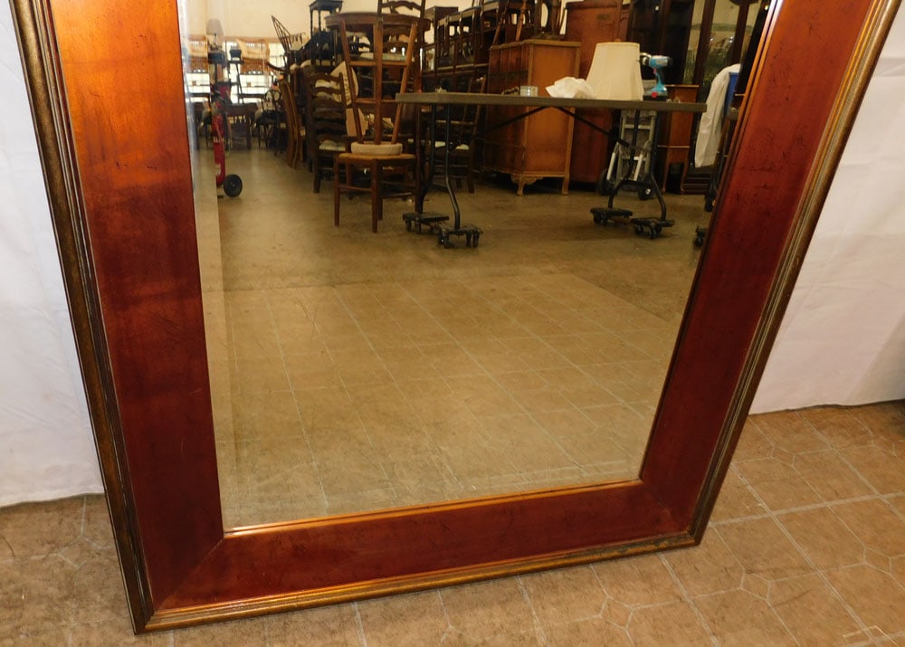 Large Gilded Frame Bevel Edge Mirror - 3