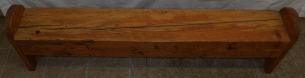 Antique Pine Bench - 4