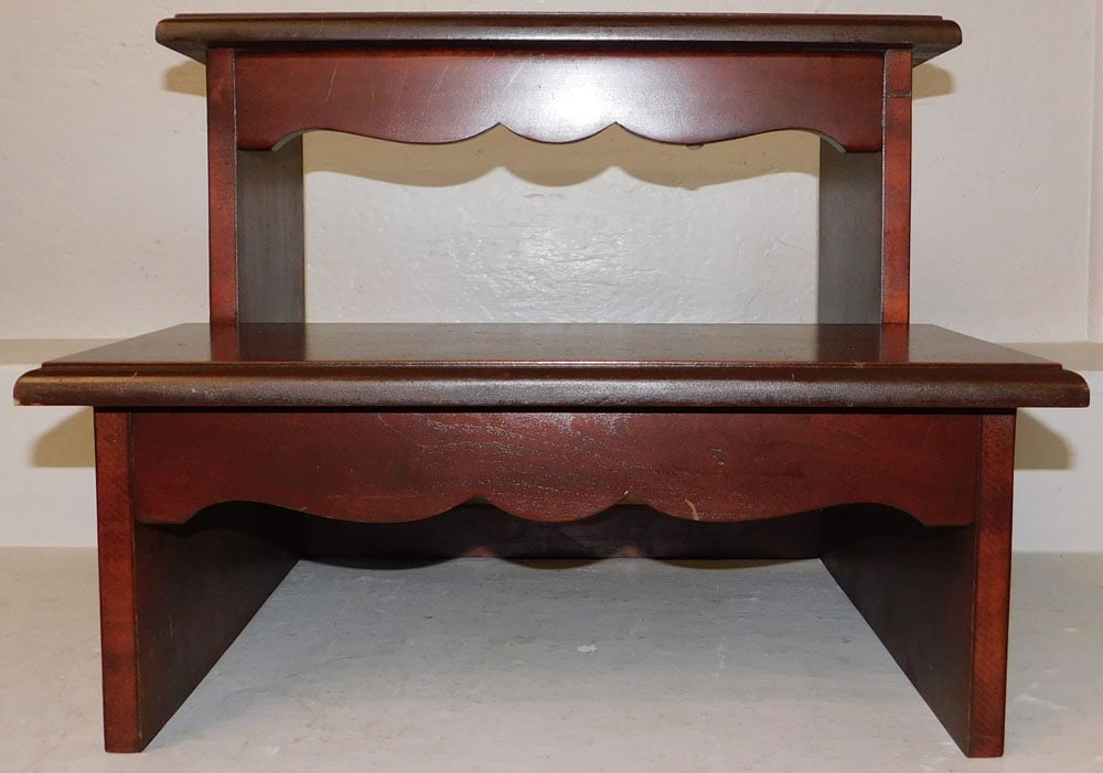 Bench Made Cherry Bed Steps - 2