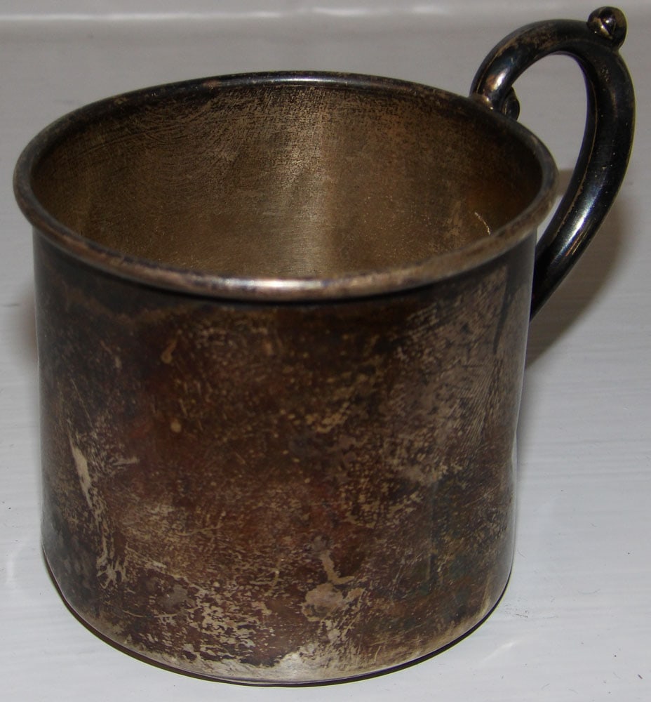 Sterling Baby Cup by Boardman, 1.47 ozt.: Sterling Baby Cup by Boardman, 1.47 ozt.. 2" H 2 1/2" Dia. "ALL DESCRIPTIONS AND ANY CONDITION STATEMENT GIVEN BY LANGSTON AUCTION GALLERY ARE STRICTLY OPINIONS AND LANGSTON'S SHALL HAVE NO