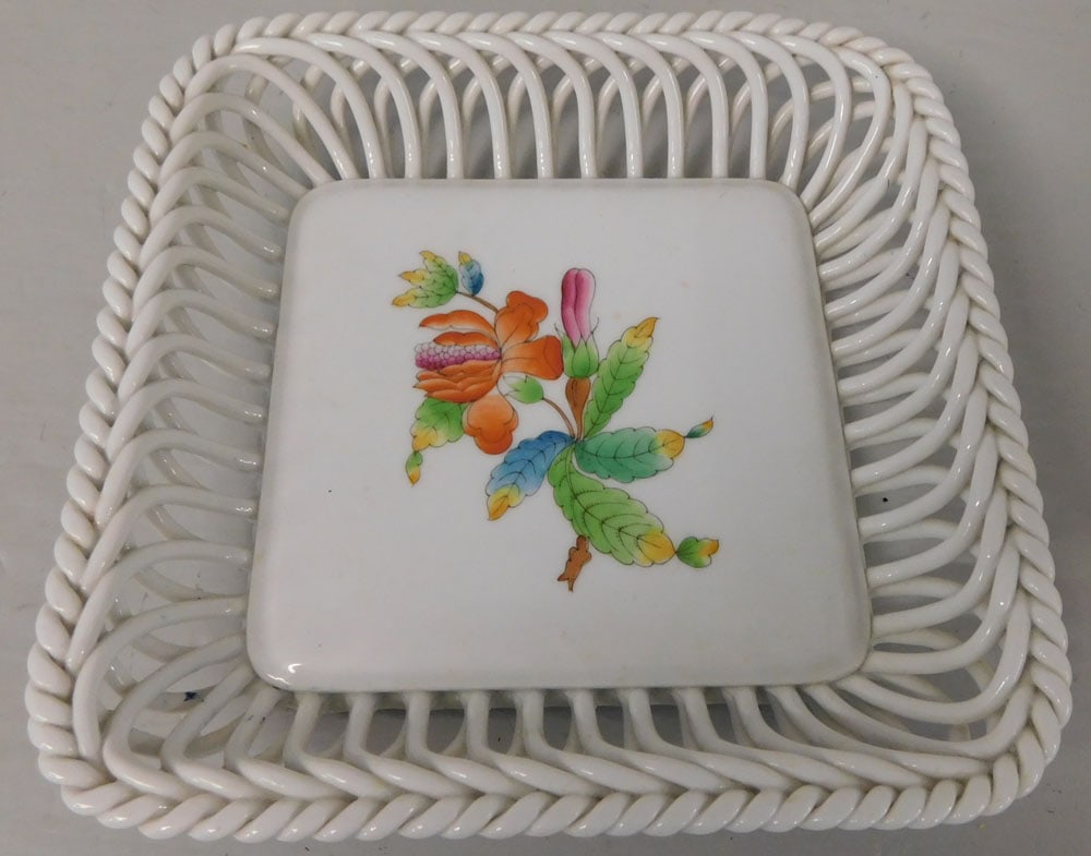 Herend Porcelain Open Work Bowl (1 of 3)