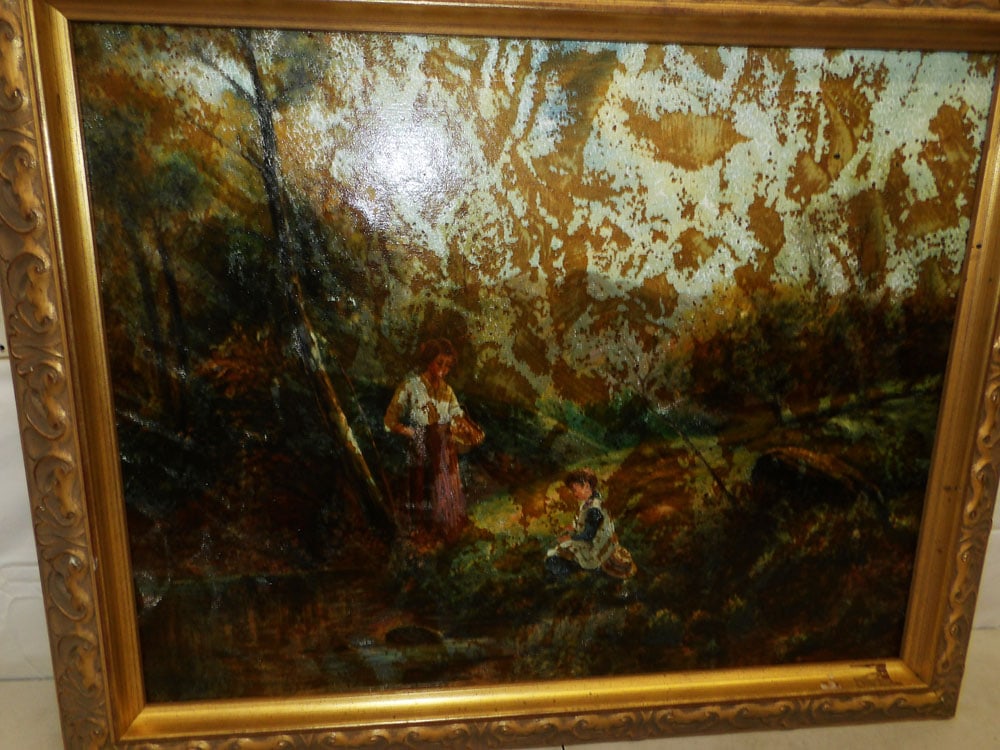 Gilded Frame Print on Canvas - 2