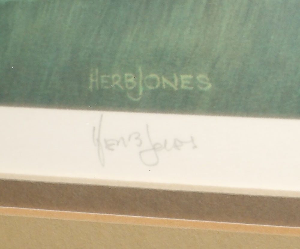 Two Framed Prints Signed Herb Jones - 4
