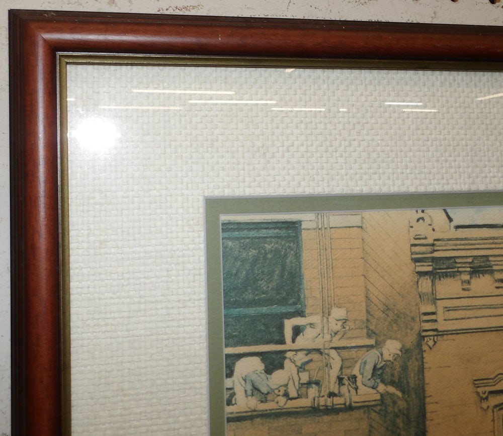 Framed Norman Rockwell Print - 2