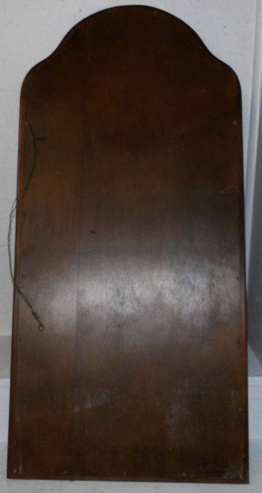 Painted Walnut Framed Mirror - 2