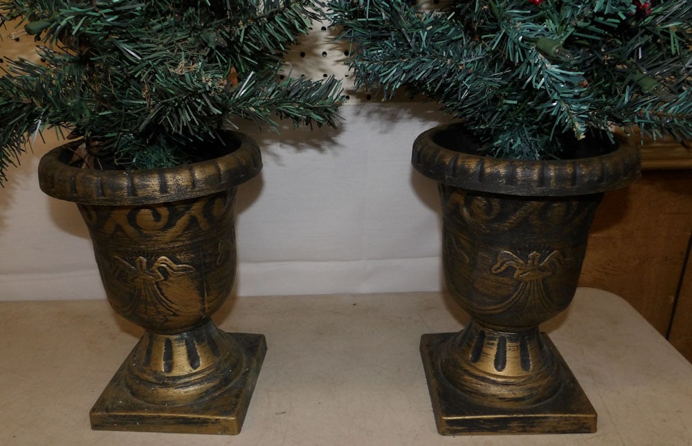 Two Decorative Christmas Trees - 2