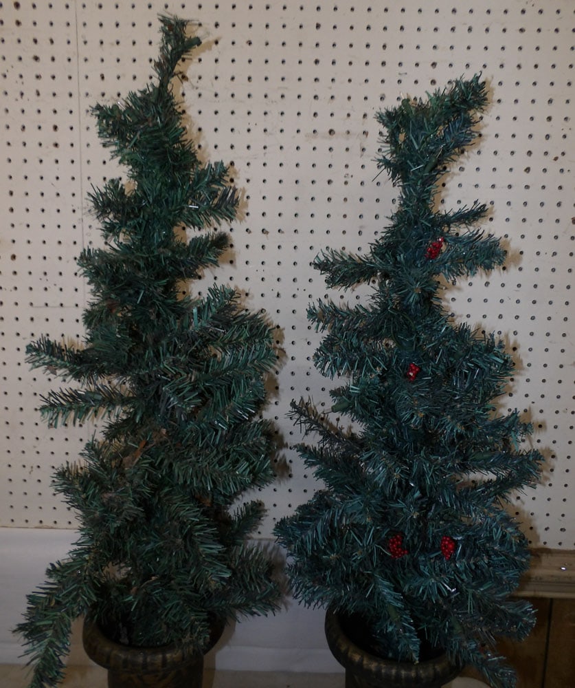Two Decorative Christmas Trees - 3