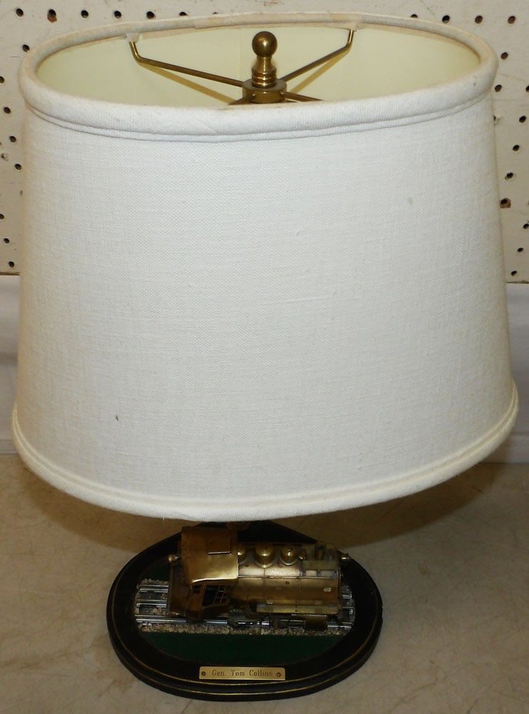 Metal Train Engine Lamp - 2