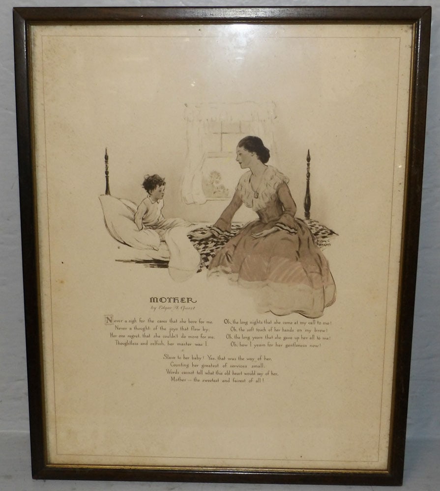 Framed Print & Painted Wall Panel - 2
