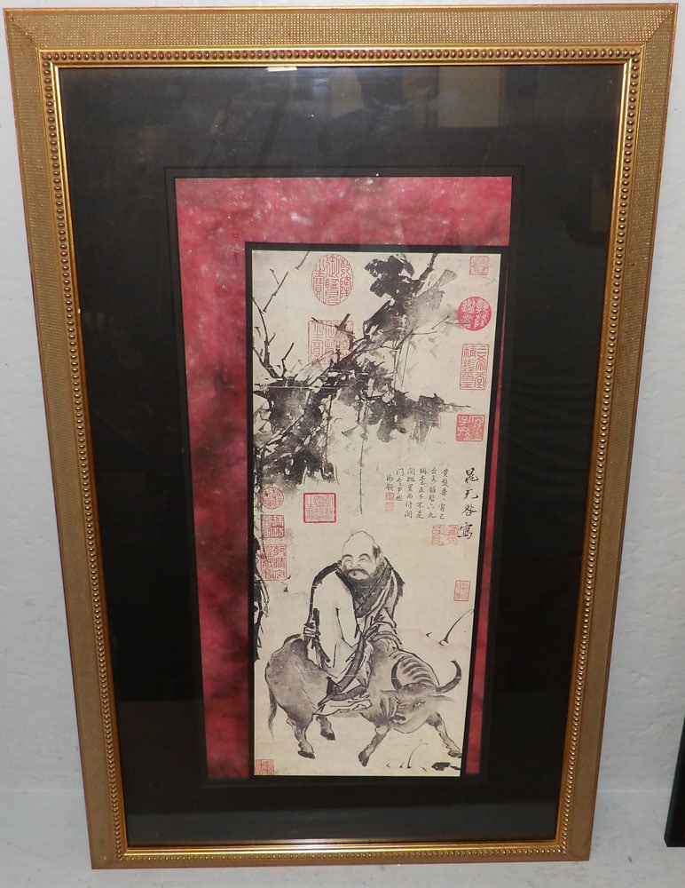 Three Framed Oriental Prints - 2