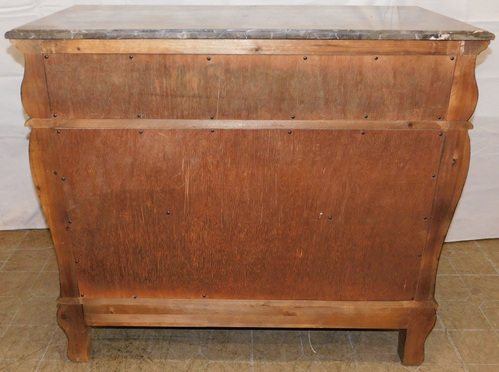Painted Two Over Two Marble Top Commode - 7