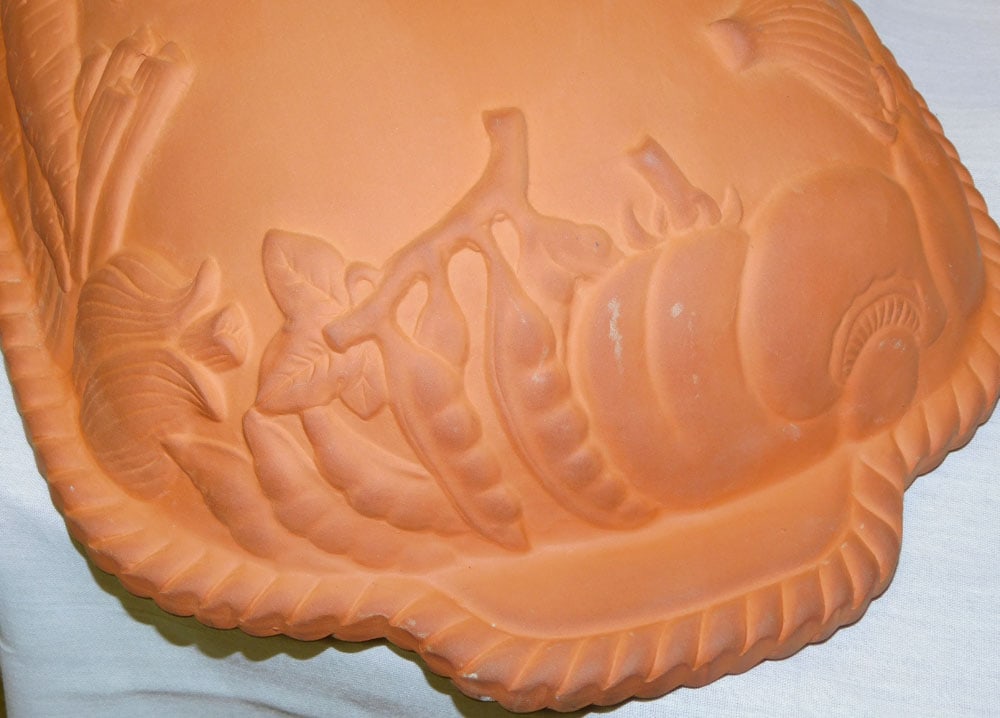 Embossed Covered Terractotta Clay Baker - 2