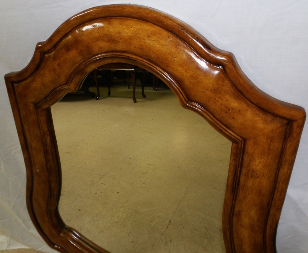 Mahogany Framed Mirror - 2