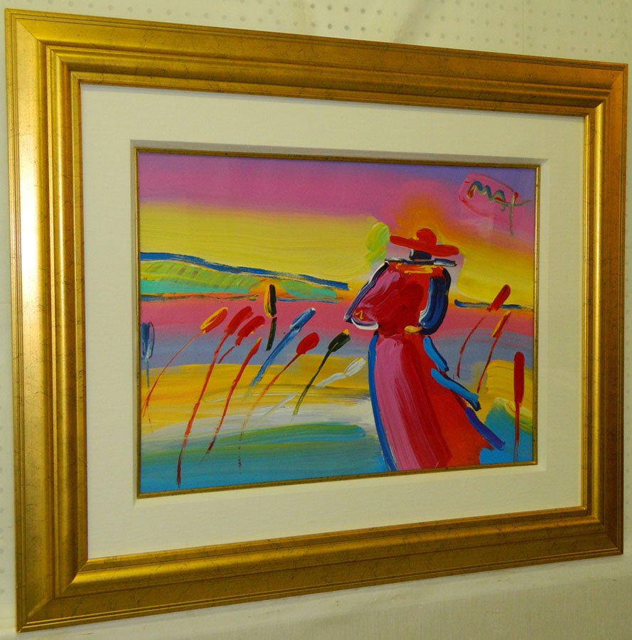 "Walking in Reeds" by Peter Max. : "Walking in Reeds" by Peter Max. 36" x 30".