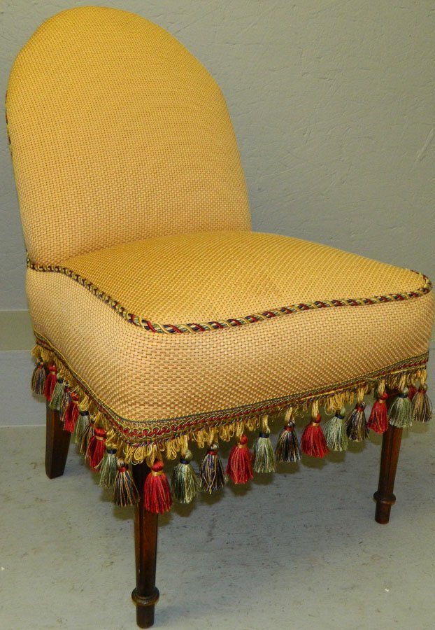 Sheraton slipper chair.: Sheraton slipper chair.