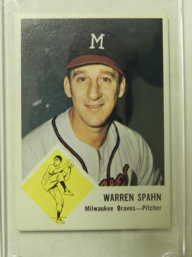 1963 Fleer Warren Spahn #45: 1963 Fleer Warren Spahn #45