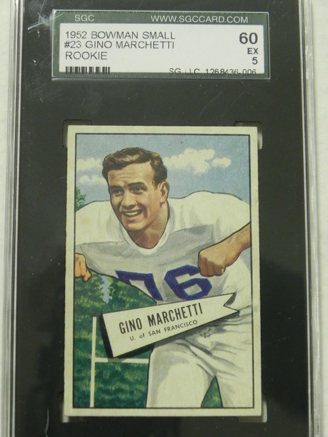 1952 Bowman Small Gino Marchetti #23: 1952 Bowman Small Gino Marchetti #23