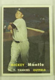 1957 Topps Mickey Mantle #95