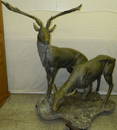 Bronze deer found in New Bern, NC.