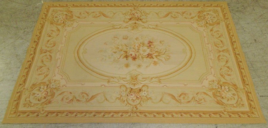 6' x 4' Needlepoint rug.: 6' x 4' Needlepoint rug.