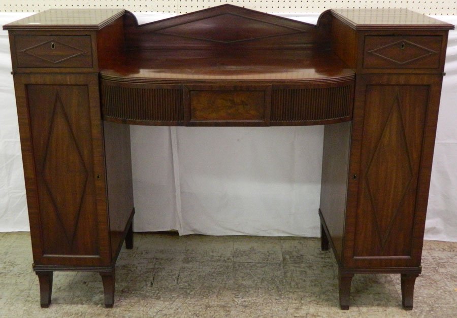 19 C Eng Federal sideboard w/cellarette drawer.: 19th Century English Federal sideboard with cellarette drawer. 60" wide x 22" deep x 44" tall.