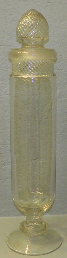 American Candy store jar w/lid. (1 of 3)