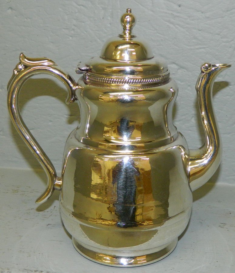 Early Silver on copper Teapot (1 of 1)