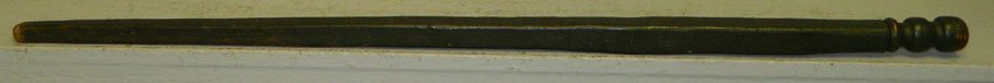 Primitive carved sword/cane. 37 1/2" long (1 of 2)