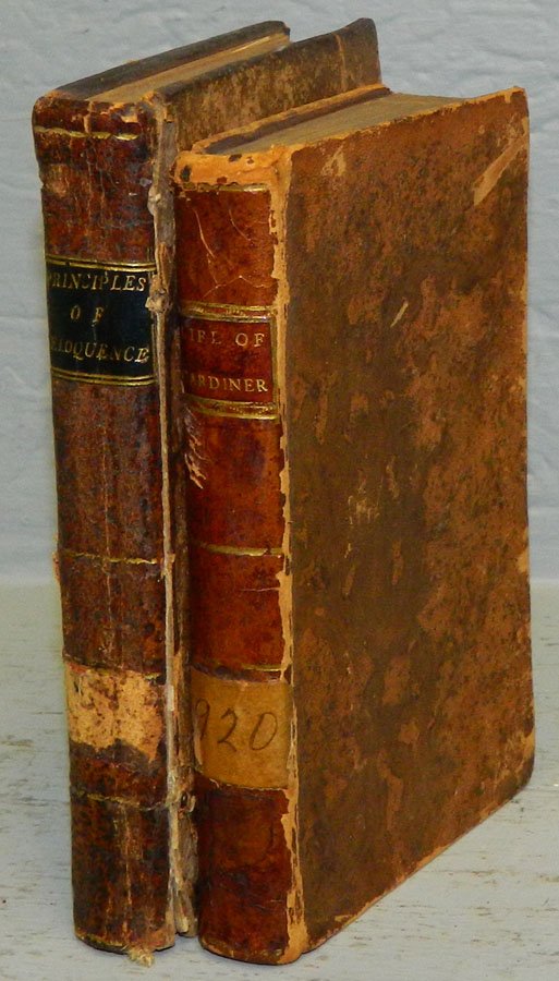 2 leather bound books. As is. (1 of 2)