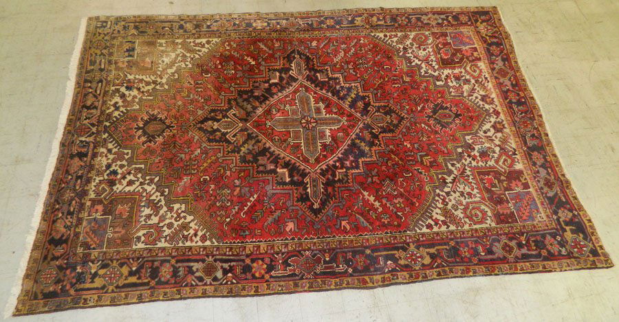 Early hand made Persian rug (1 of 3)
