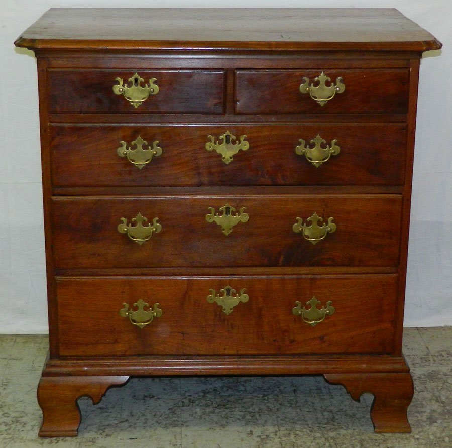 Antique Pennsylvania walnut Chippendale chest (1 of 5)