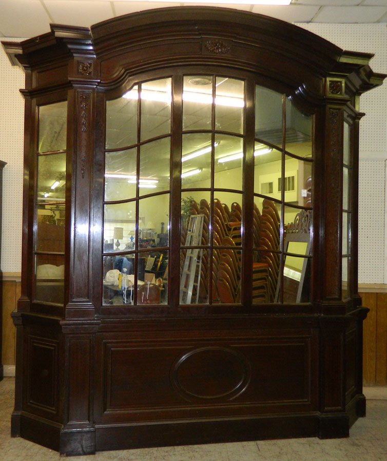 Billy Baldwin mahogany bar back from NY hotel. (1 of 5)