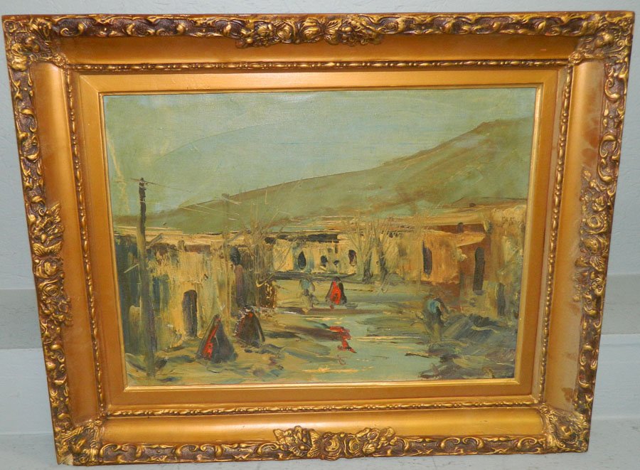 OOC framed Southwestern adobe scene (1 of 3)