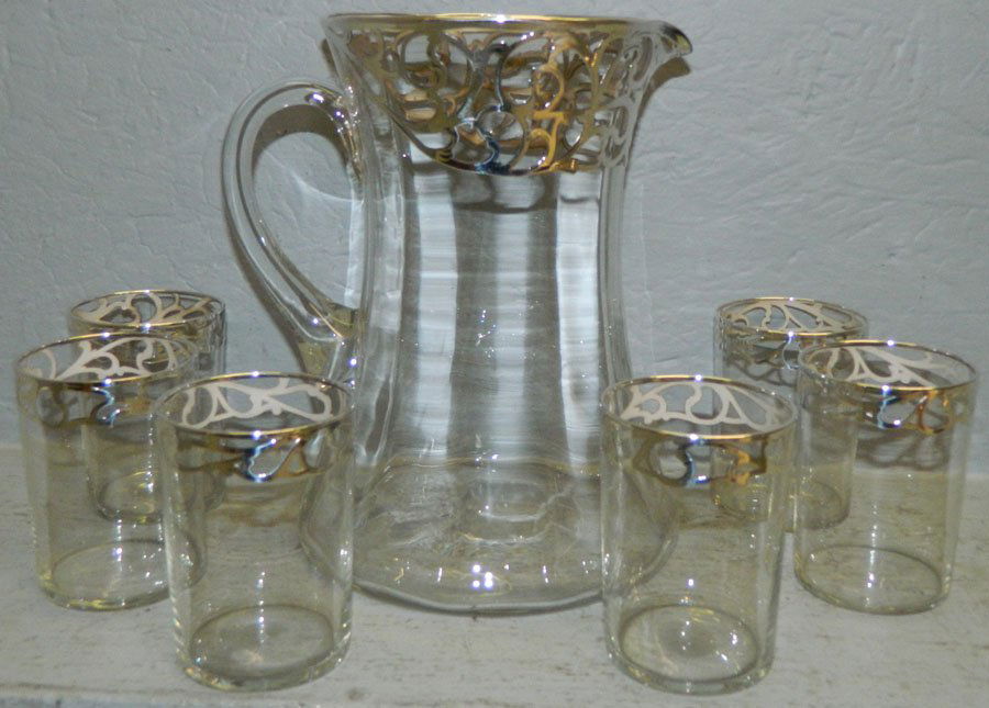 Signed Sterling overlay lemonade set (1 of 2)