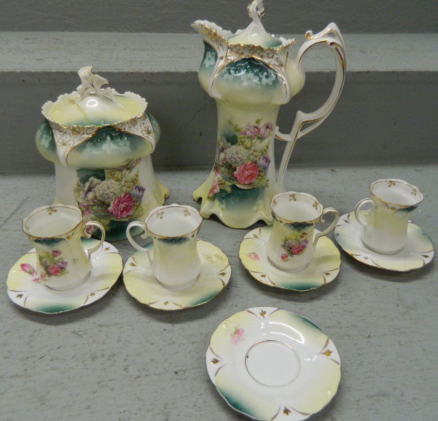 11 pc. Hand painted R.S. Prussia (1 of 2)