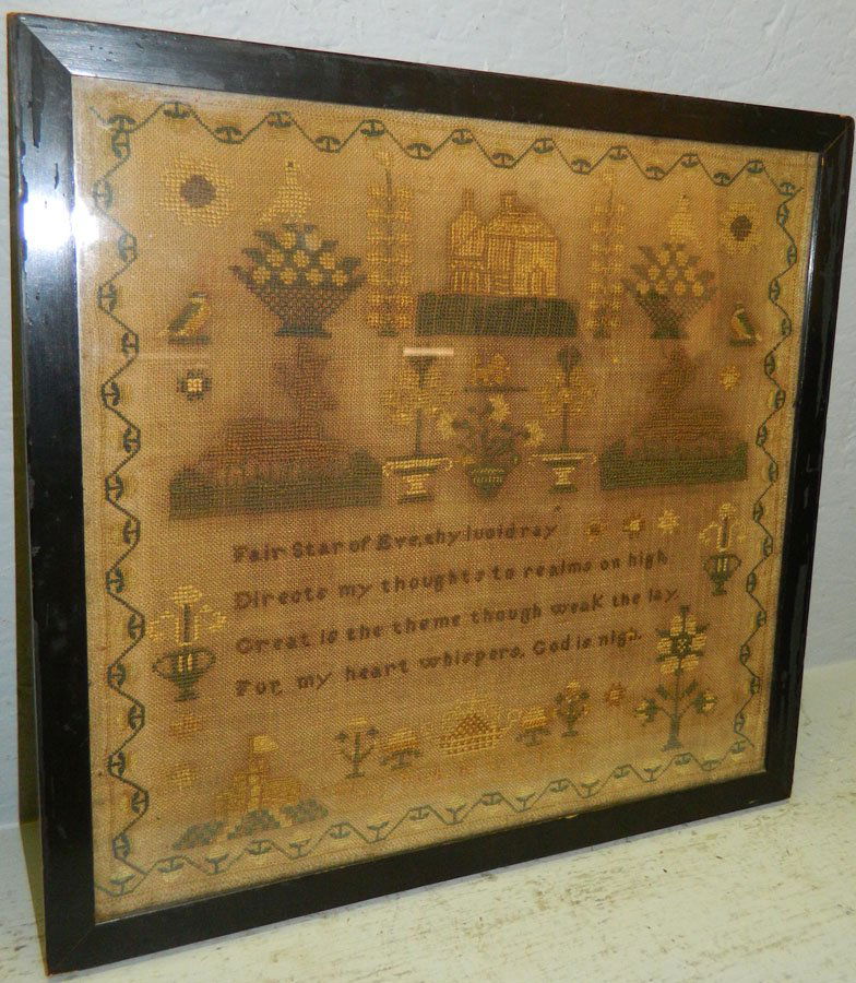Mary Isabella Reay 1834 sampler. 14" x 13 1/2". (1 of 1)