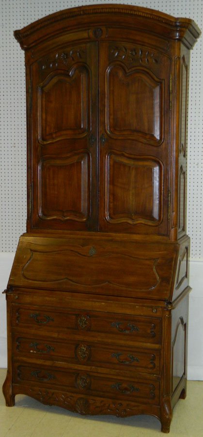2 part Country French Provincial secretary: 2 part Country French Provincial secretary. 93" x 40" x 20 1/2".
