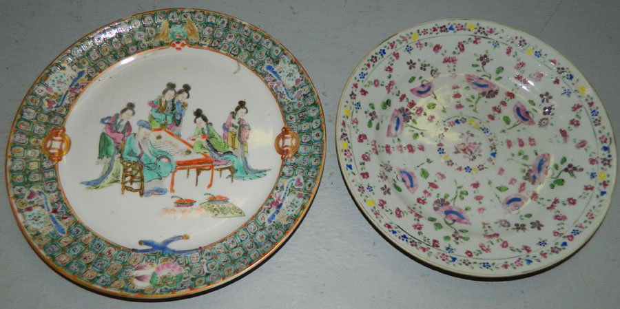 18th and 19th C. Chinese export plates (1 of 2)
