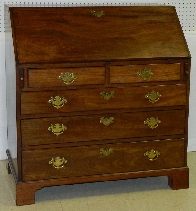 18th C. mahogany fall front desk (1 of 5)