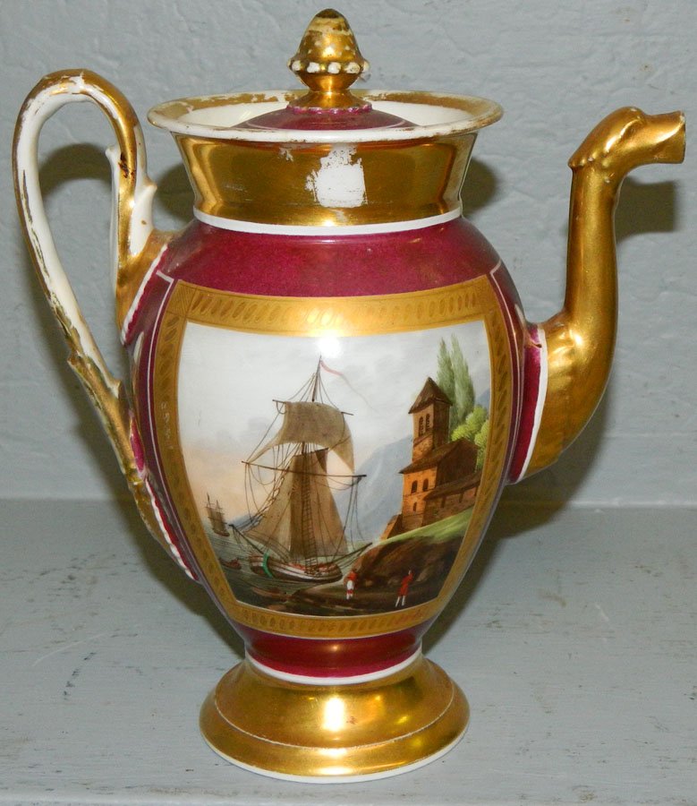 Old Paris tea pot (1 of 4)