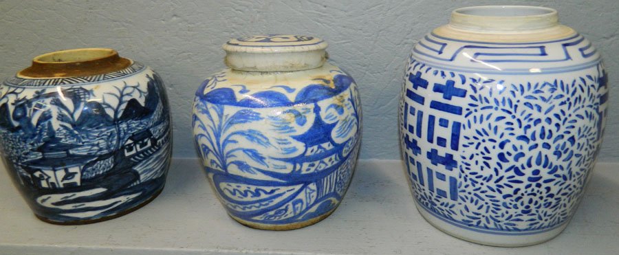 3 19th C. Export ginger jars (1 of 1)