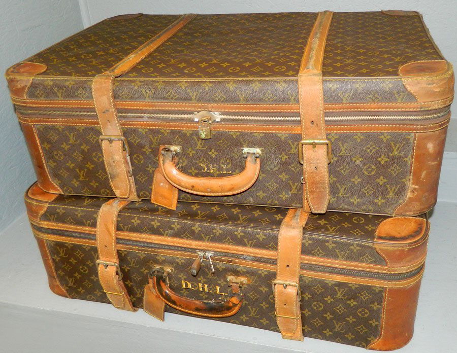 2 Louis Vuitton soft side suitcases (1 of 3)