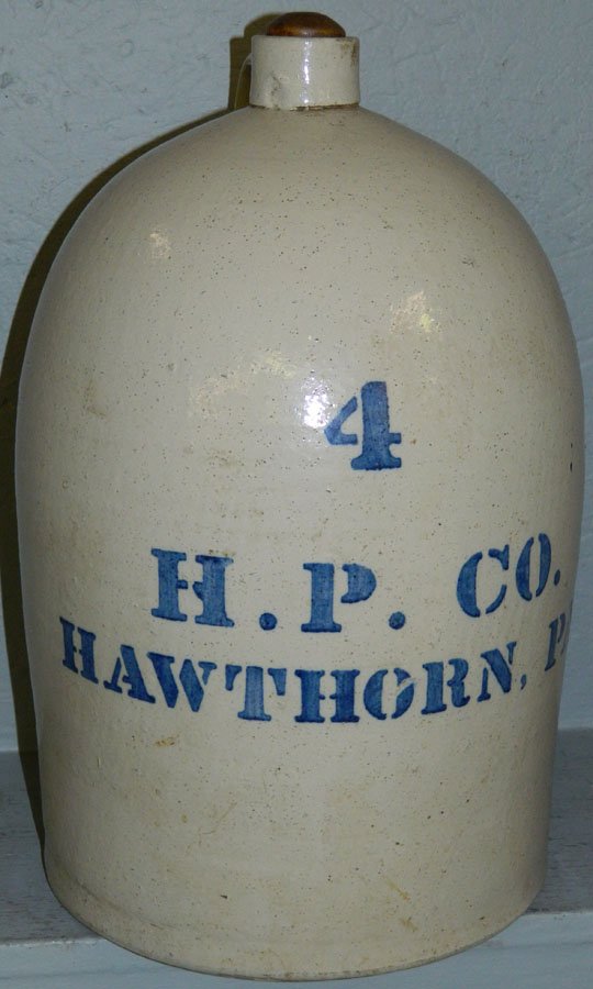 H & P Co., Hawthorn PA 4 gallon jug (1 of 1)