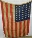 35 Star flag (1863-1865) in as found condition.