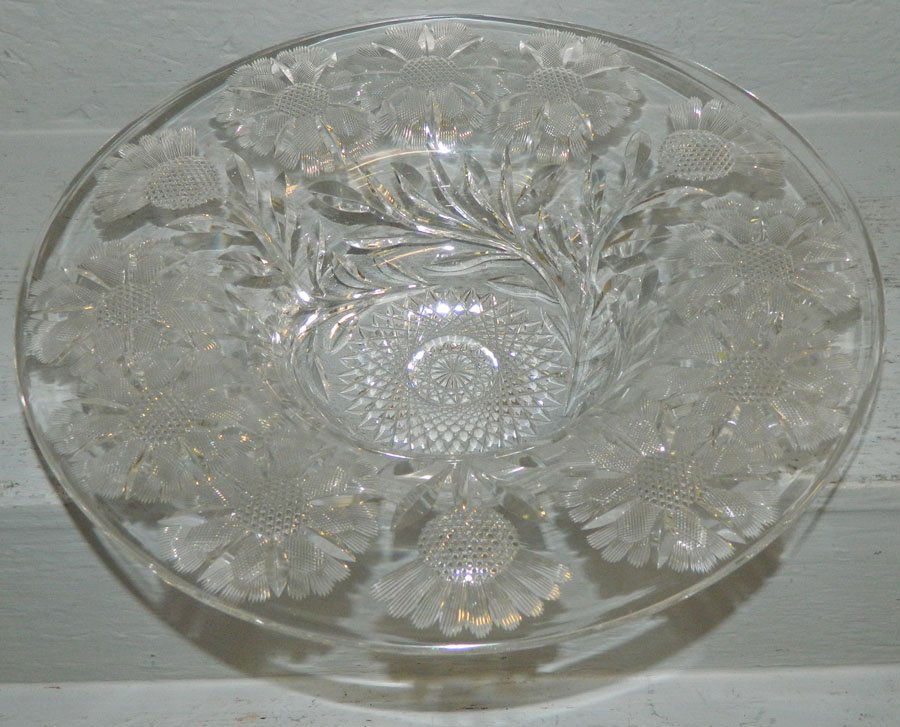Cut glass brides basket. (1 of 1)