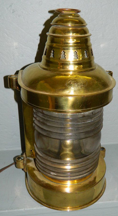 Brass ships lamp (1 of 3)