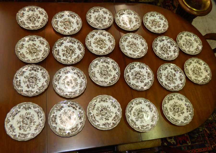 33 H & K "Asiatic Pheasants" transfer plates (1 of 6)