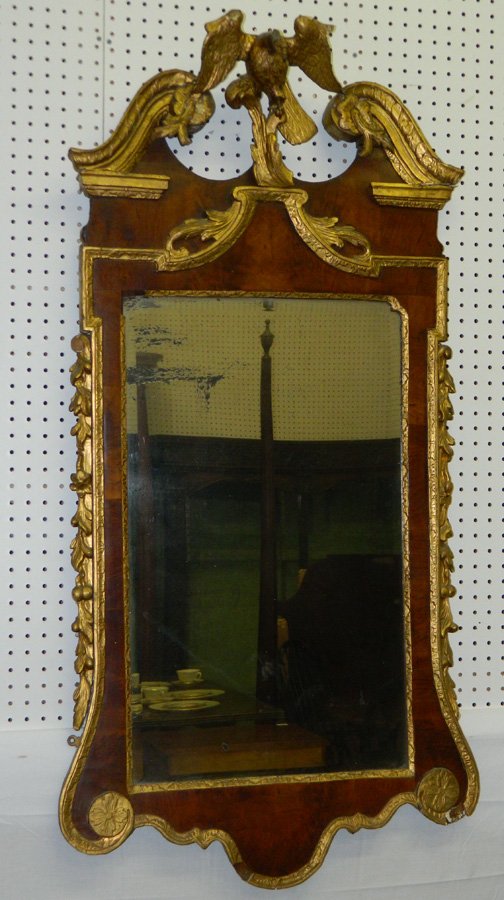 18th C Amer. Chipp. full eagle spread mirror (1 of 3)