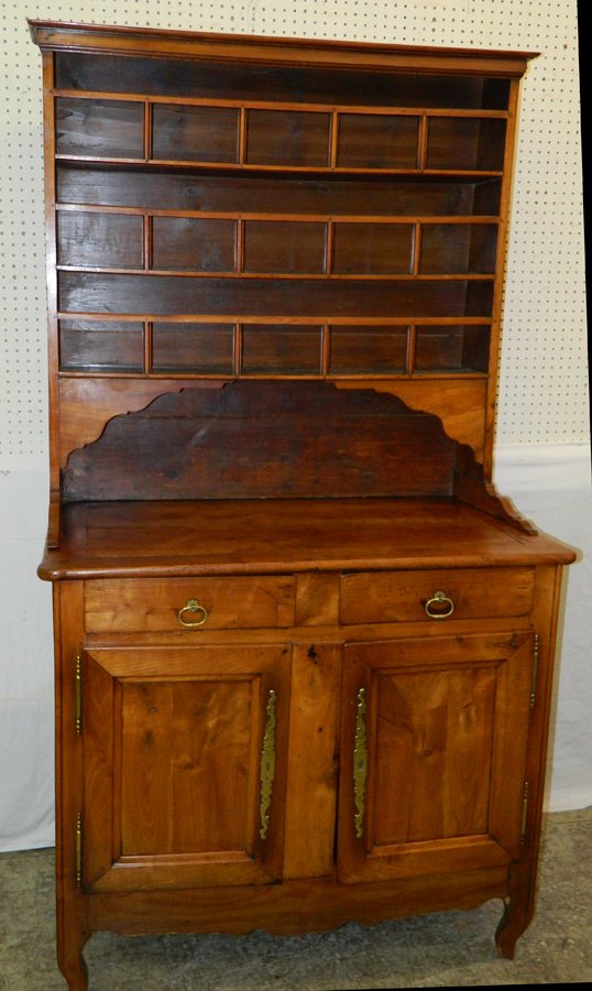 18th C French Louis XVI Cherry cabinet. (1 of 3)