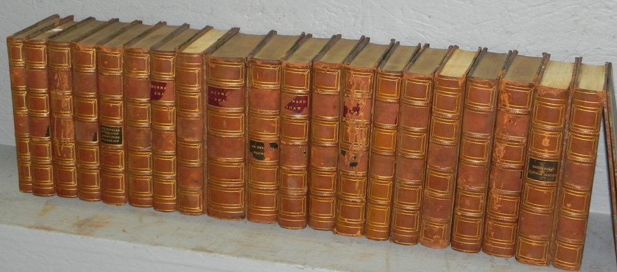 20 quarter leather bound decorator books. (1 of 1)